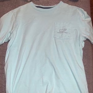 Baby blue vineyard vines t shirt